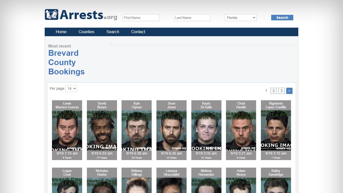 Brevard County Arrests and Inmate Search